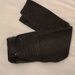Faded black Gap jeans size 27 petite
